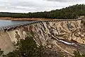 Wellington Dam depicting mural by lead artist Guido Van Helten.