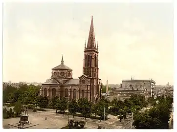 The Evangelical church, ca 1895