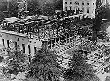 West Wing expansion, 1934.