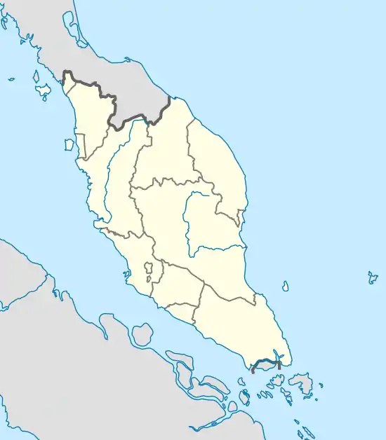 Broga is located in Peninsular Malaysia
