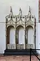 Sedilia in the Canons' church, Klooster Ter Apel, Boslaan in Ter Apel, Netherlands