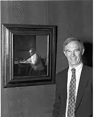 Arthur K. Wheelock Jr., National Gallery Curator Northern Baroque Art, grew up in Uxbridge family which had started and operated multiple mils for 200 years. A descendant of Rev. Ralph Wheelock who pioneered public education in America.