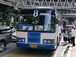 BMTA Private Joint Mercedes-Benz OF1417 in Bangkok, Thailand.