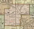 White County map, 1908