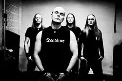 Widescreen Mode in 2009. From left to right: Janne Lahtinen, Samu Brusila, Janne Aaltonen and Janne Stenroos.