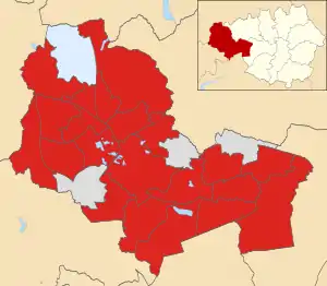 2011 results map