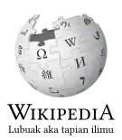 Wikipedia logo showing "Wikipedia: The Free Encyclopedia" in Minangkabau