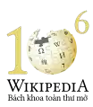 Vietnamese Wikipedia's 1,000,000 article logo (June 15th 2014)