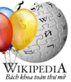 Vietnamese Wikipedia's 10,000 article logo