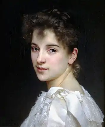 Gabrielle Cot, daughter of Pierre Auguste Cot (1890)