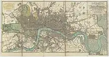 Regency era map of london