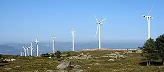 Image 26A wind farm in a mountainous area in Galicia, Spain (from Wind farm)