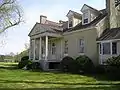 Front porch of manor house