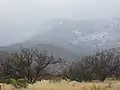 Snow-capped mountains outside Sierra Vista