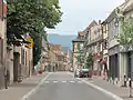 View to a street: Rue Clemenceau