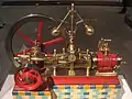 Model steam engine in the Wolfsonian-FIU museum
