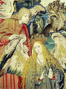 John the Evangelist and the Woman Clothed with the Sun (William de Pannemaker, mid XVI century)