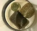 Unique cube-shaped ombat poo awaiting processing and preservation