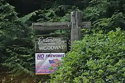 Welcome sign