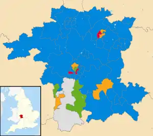 2021 results map