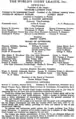World's Court League in 1919
