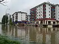 Kozanów district in Wrocław, Poland on May 23