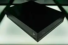 An Xbox One X console