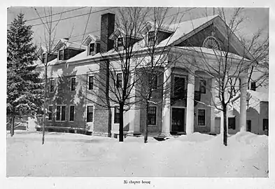 ΦΣΚ's Xi chapter, at St. Lawrence, circa 1952