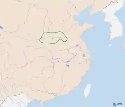 Proposed location of the Xia dynasty