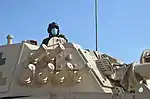 Smoke discharges on ZTL-11 assault gun