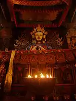 Yak butter lamps