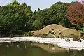 Youkoukan Garden in Fukui Prefecture recreates a miniature beach and a mountain