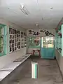 Interior view of the platform 2 waiting room.