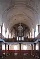 The church organ and ceiling