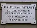 Memorial (Oberdorfstrasse)