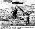 Zaschka Human-Powered Aircraft and inventor, Berlin 1934