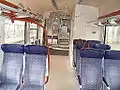 Interior, show 2+2 seatings (second class)