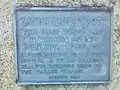 A close-up view of the marker
