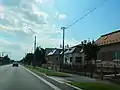 Main street in Zalužice