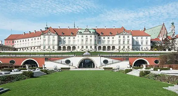 Royal Castle in Warsaw, eastern wing