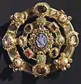 Medieval gold clasp of the Środa treasure