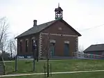 Exterior facade of the Zion Schoolhouse