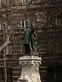A sculpture of Zrinski at Kodály körönd, in Budapest