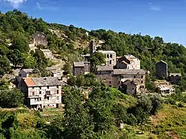A view of the centre of the village