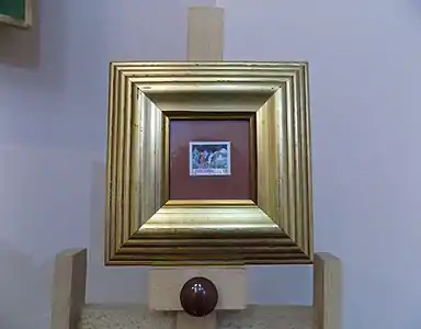 Painting by Zuzana Chalupová on Postage Stamp