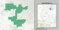 Map of the 11th Congressional district from 2013–2023