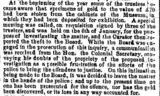 Trustees Report (1875):23 December 1873 robbery.
