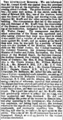Press report of Krefft's eviction(24 September 1874).