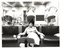 Rita Yee taking a break during 1983 filmming
