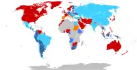 World map of availability of Metamizole